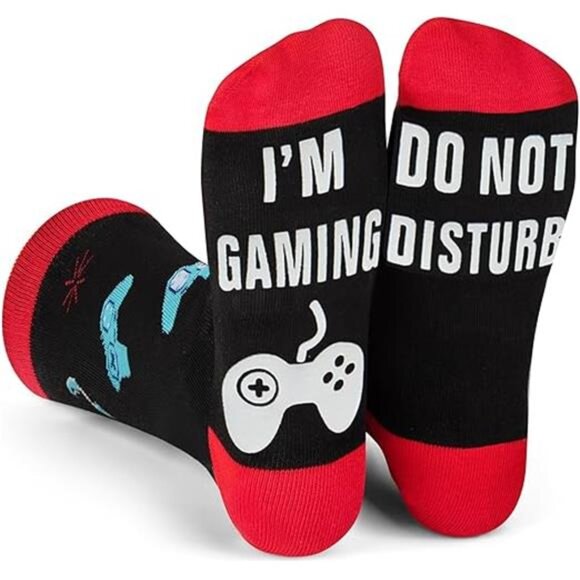 Easter Basket Stuffers Stocking Stuffers Funny Gamer Socks - Picture 8 of 8